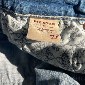 Size 27 Big Star Casey K  low rise fit